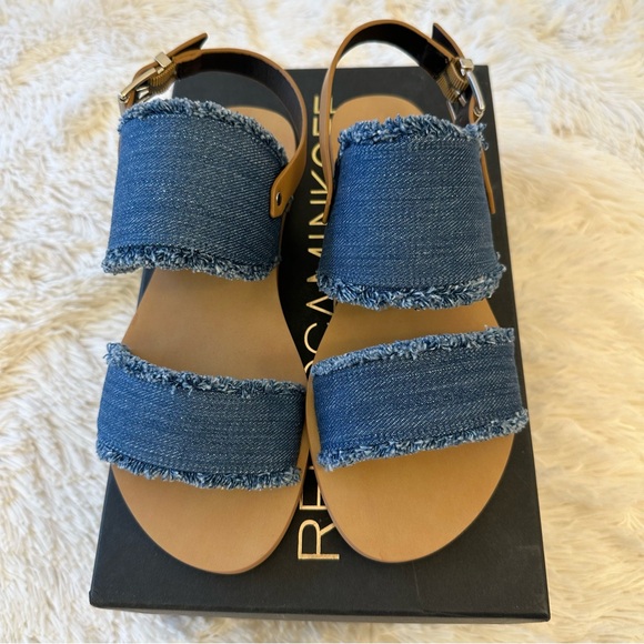 Rebecca Minkoff Emery Blue Denim Sandal Size: 6 NEW - Picture 3 of 7